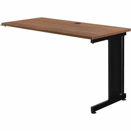 INTERION BY GLOBAL INDUSTRIAL Interion 48inW Right Handed Return Table, Walnut 812235WN